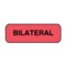 Nevs Position Labels - Bilateral 1/2" x 1-1/2" White w/Red & Black XP-100 - alternate 1